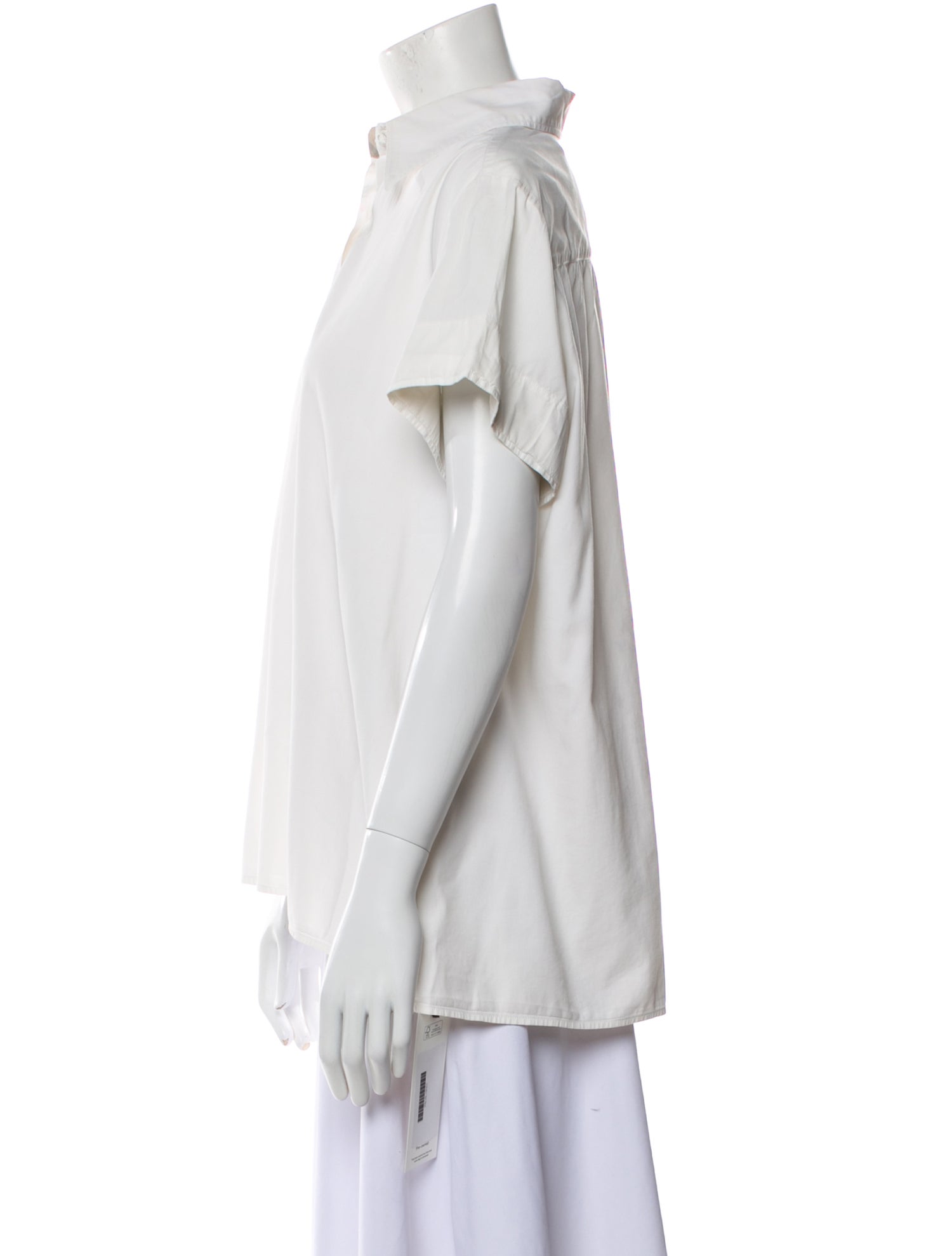 Burberry London Short Sleeve Button-Up Top