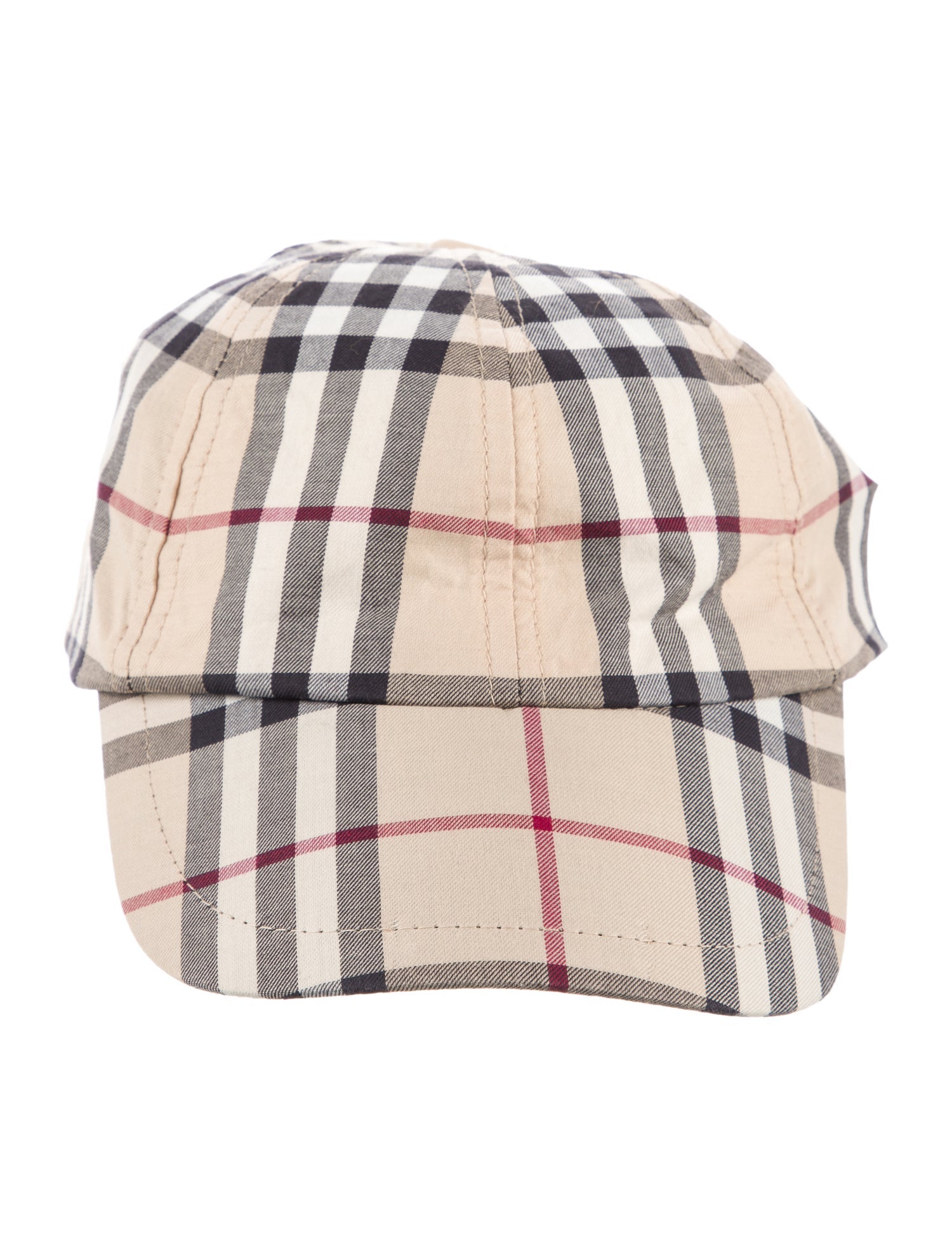 Burberry London Nova Check Cotton Baseball Cap Vintage