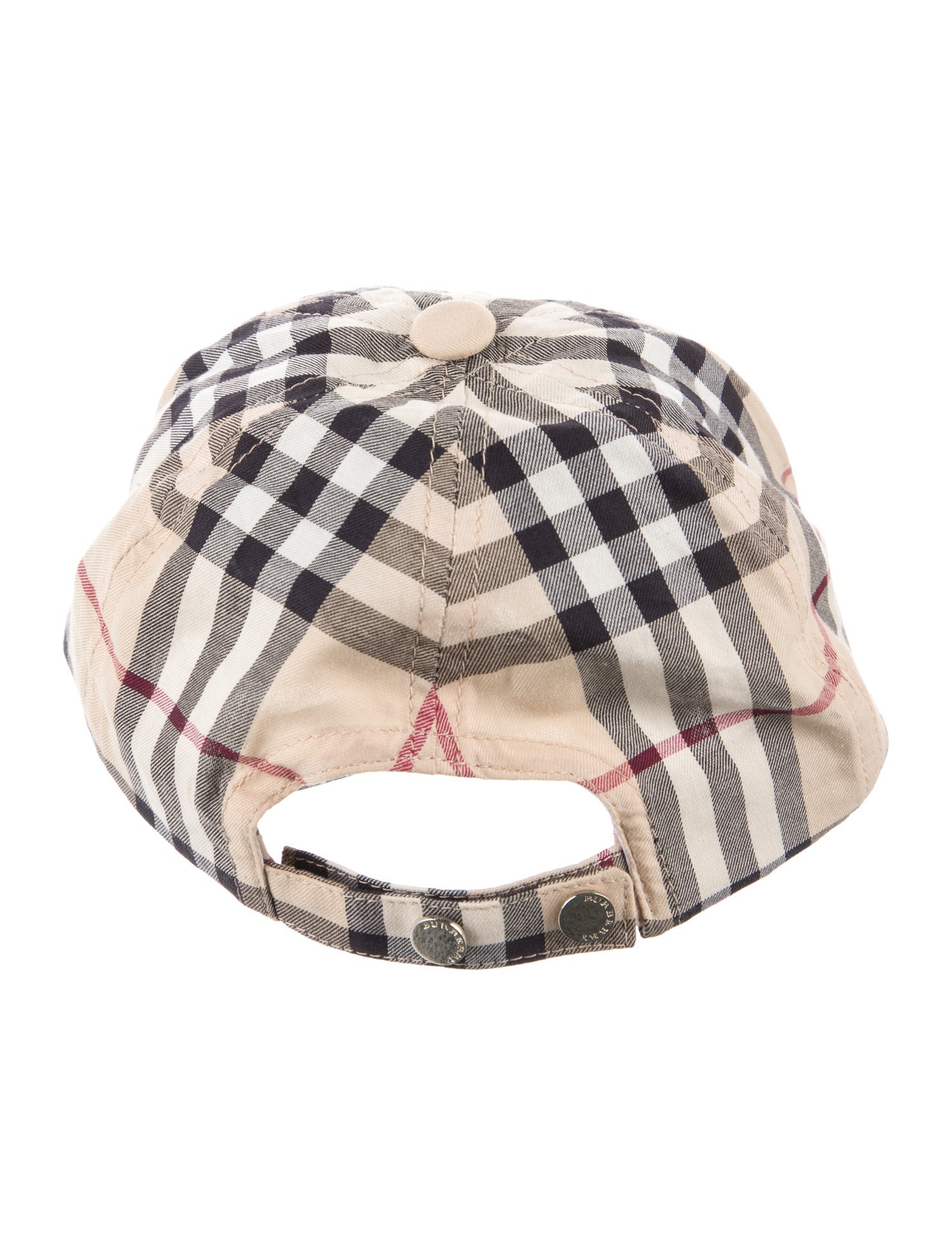 Burberry London Nova Check Cotton Baseball Cap Vintage
