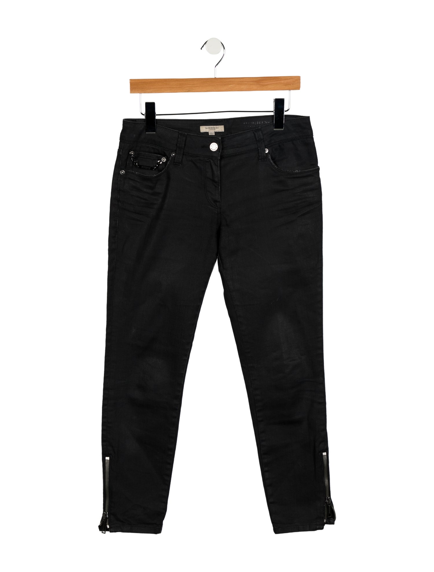 Burberry London Low-Rise Skinny Leg Jeans
