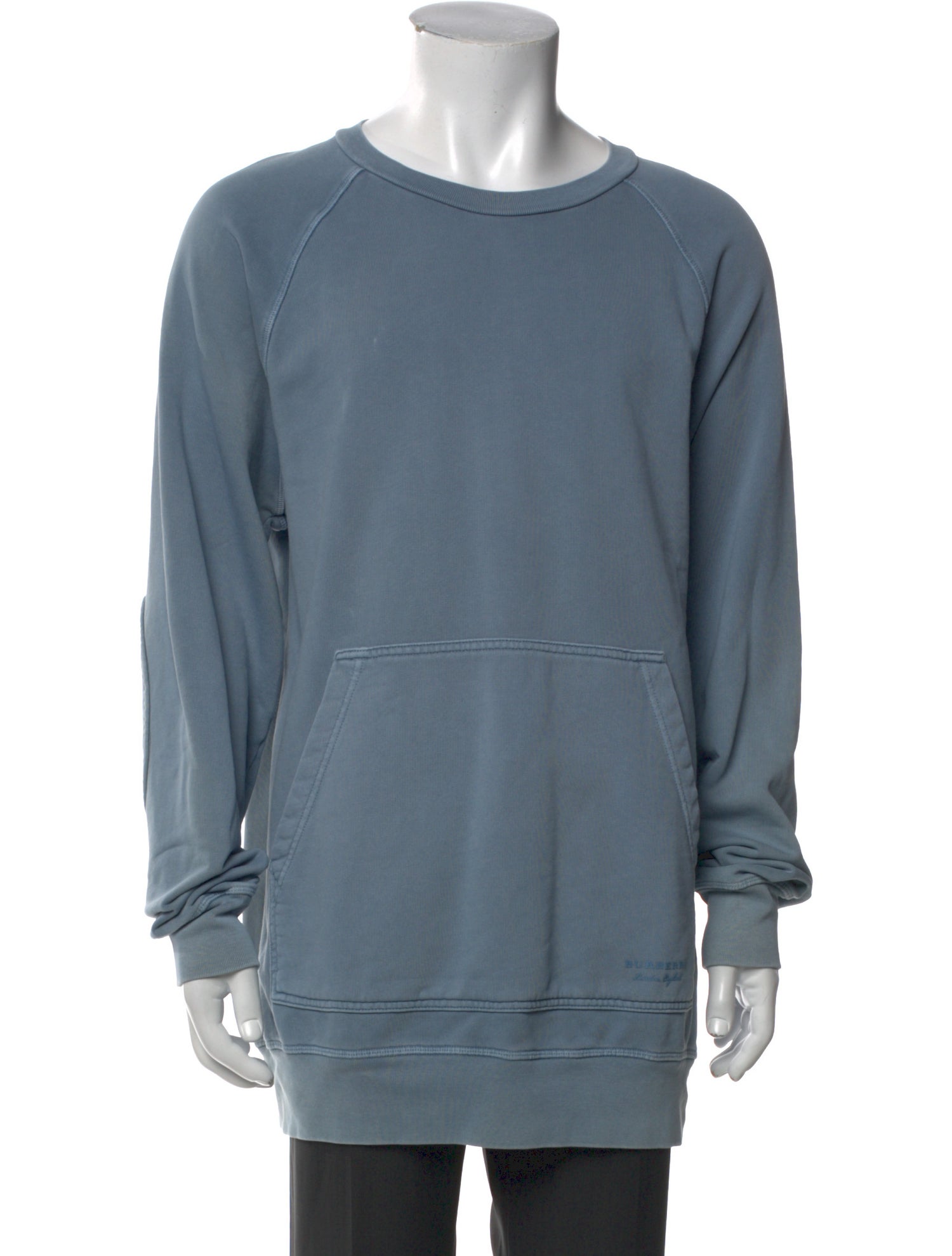 Burberry London Exploded Check Pattern Crew Neck Pullover