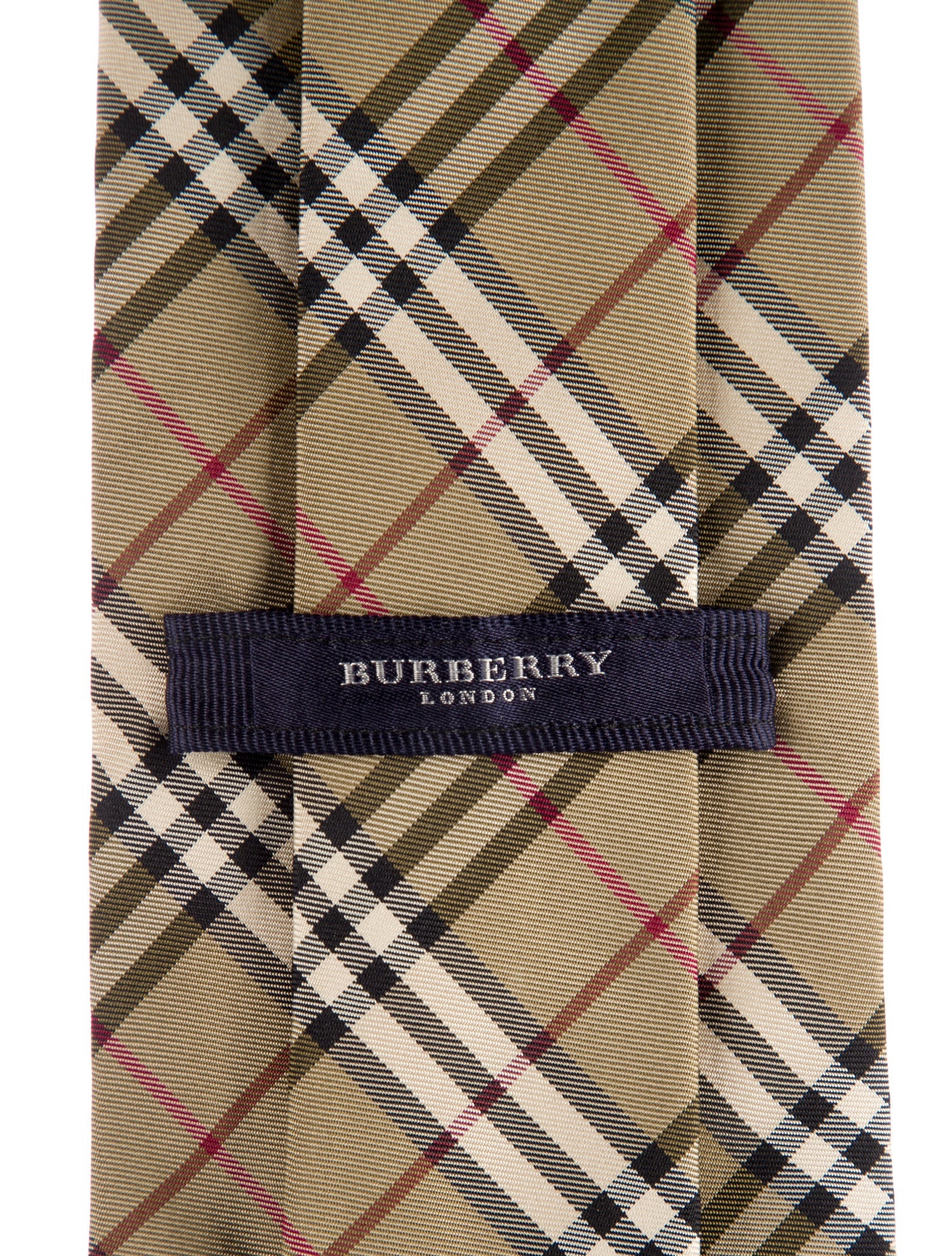 Burberry London Silk Patterned Tie