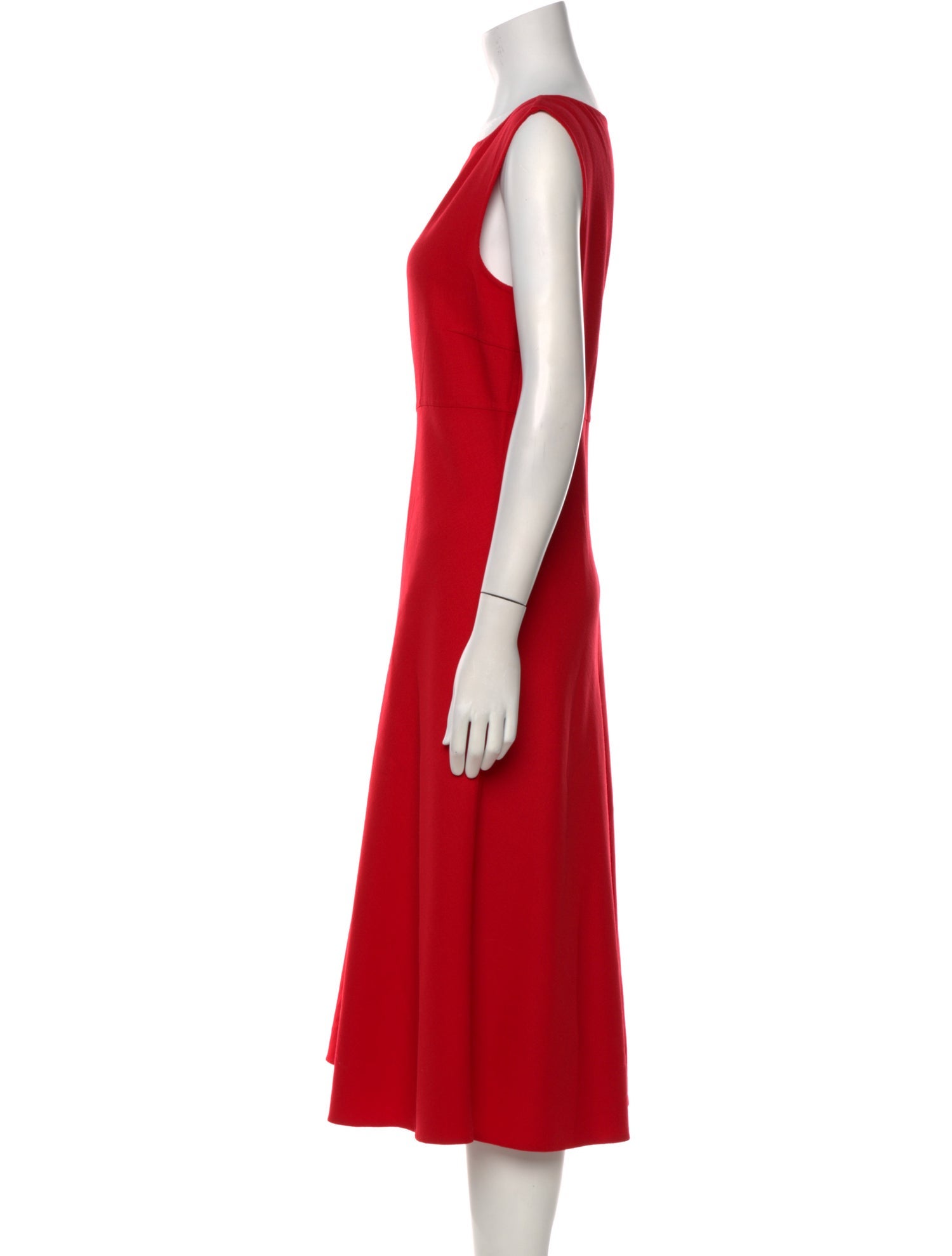 Burberry London Wool Midi Length Dress