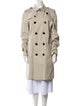 Burberry London House Check Pattern Trench Coat
