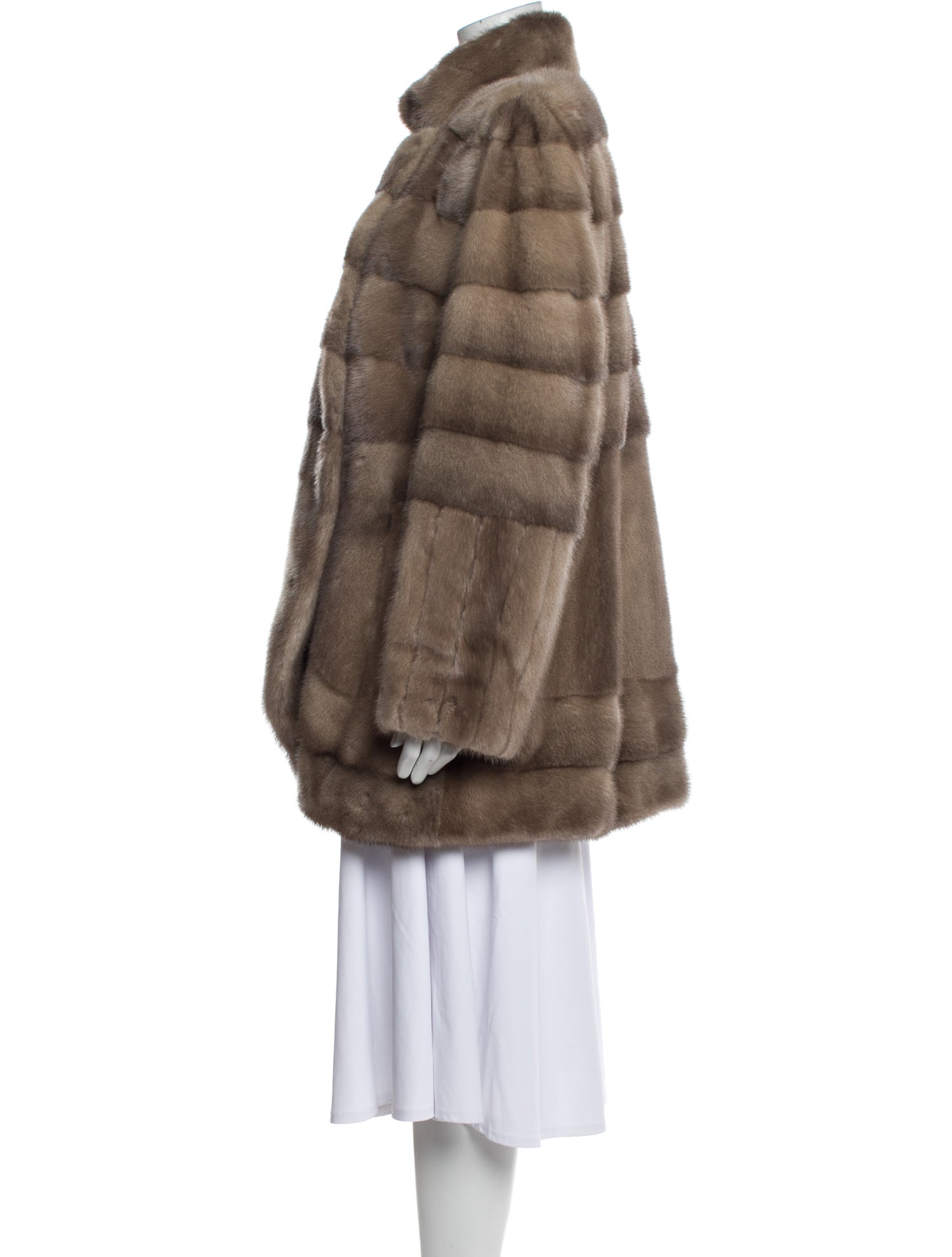 Burberry London Mink Fur Coat