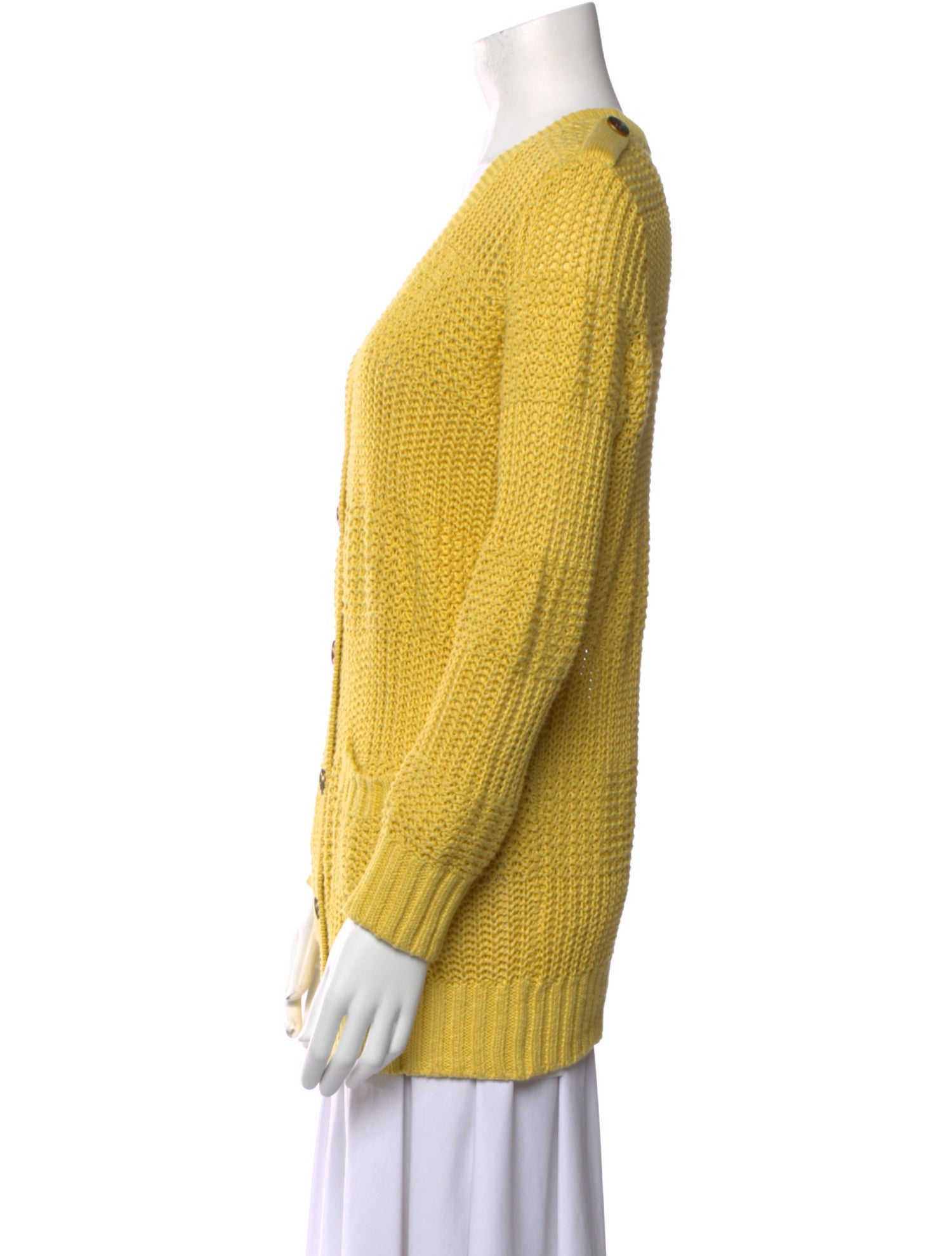 Burberry London Linen V-Neck Sweater