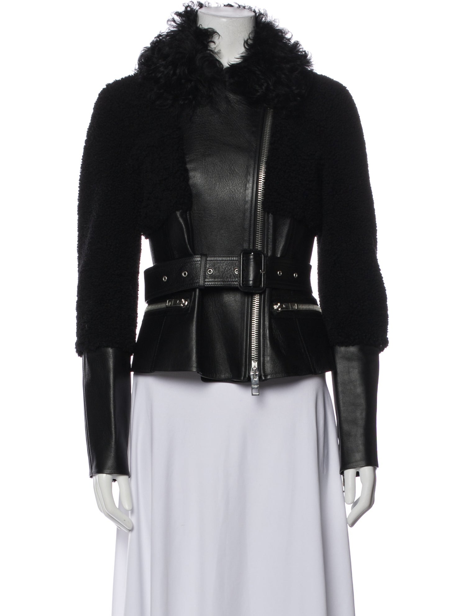 Burberry London Leather Biker Jacket