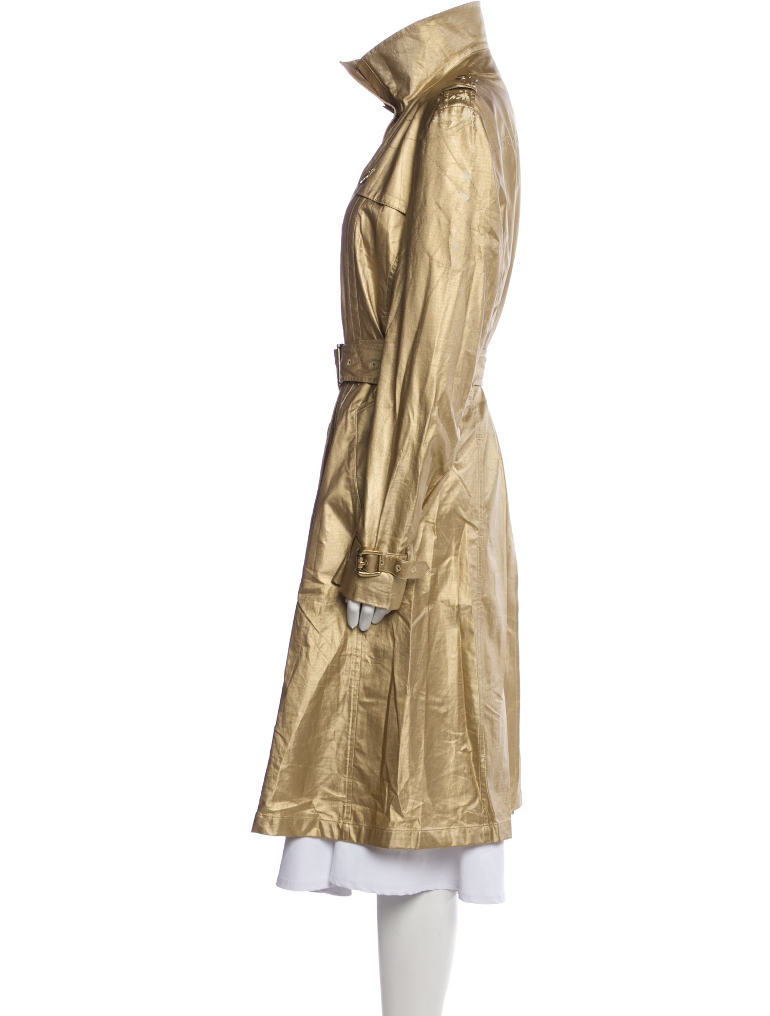 Burberry London Printed Trench Coat