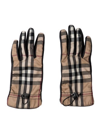 Burberry London Check Print Gloves