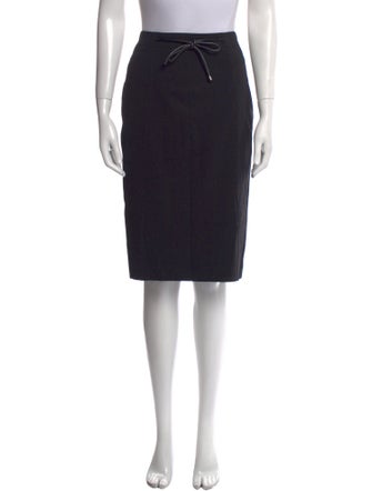 Burberry London Bow Accents Knee-Length Skirt