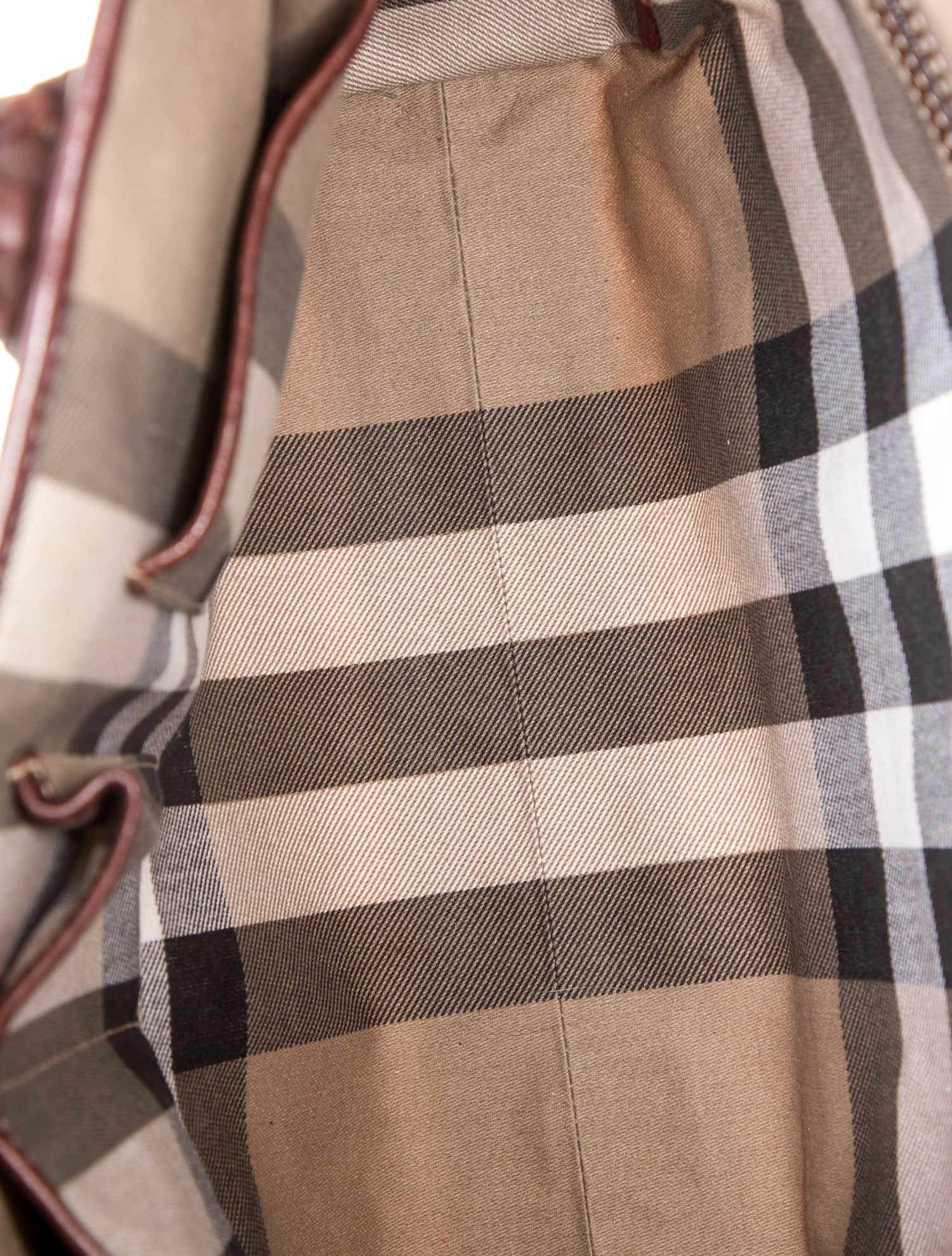 Burberry London Nova Check Top Handle Bag