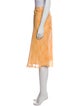 Burberry London Silk Knee-Length Skirt