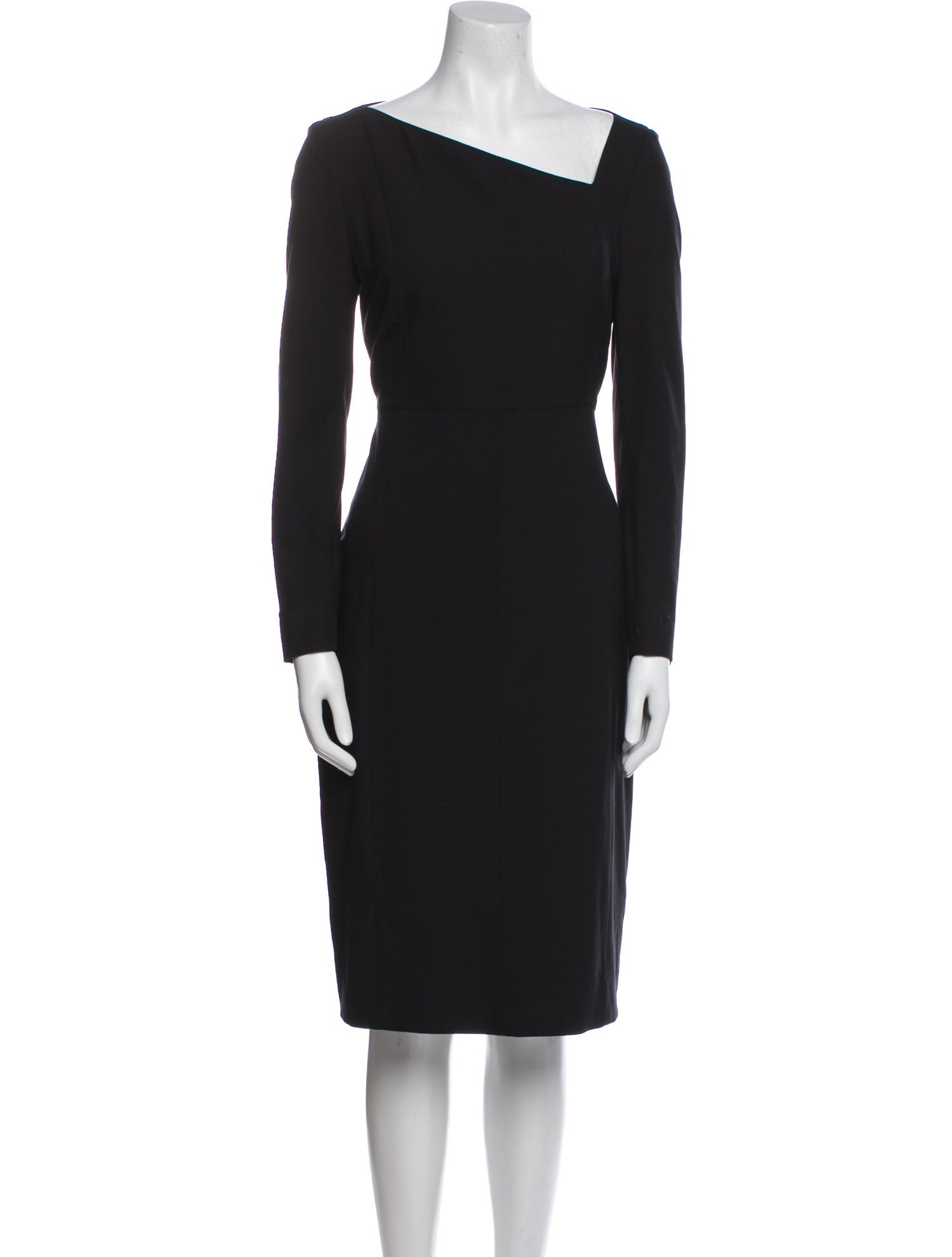 Burberry London Asymmetrical Knee-Length Dress