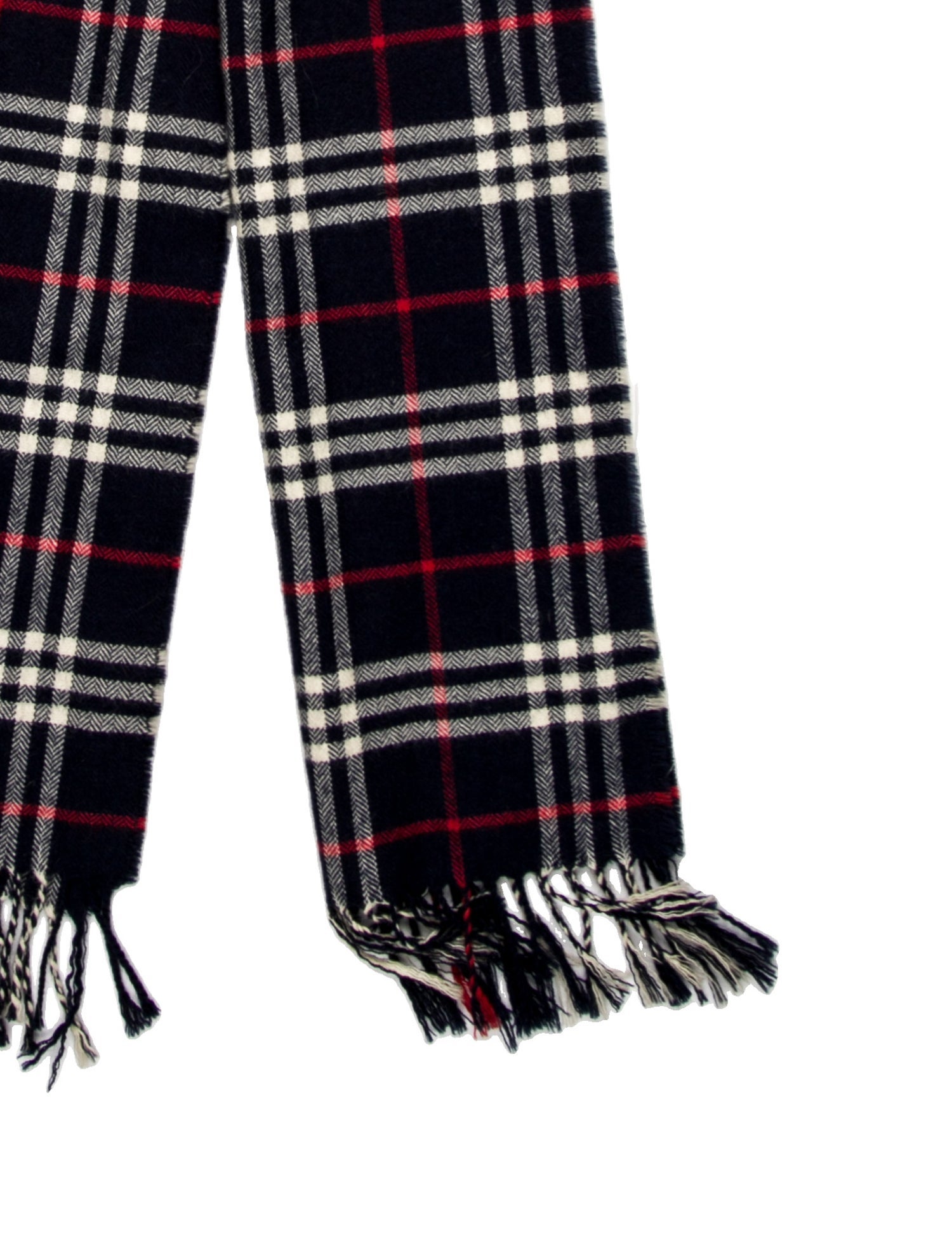 Burberry London Cashmere House Check Pattern Scarf