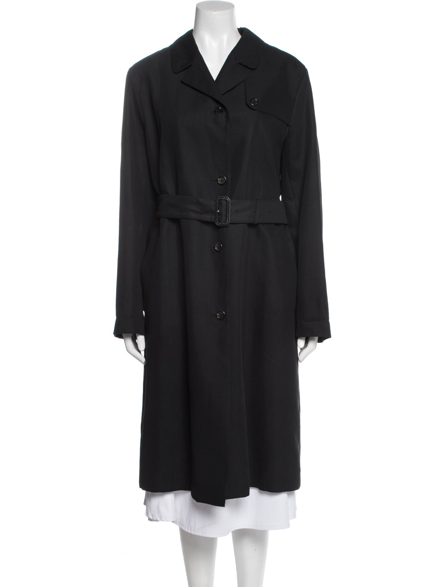 Burberry London Wool Trench Coat