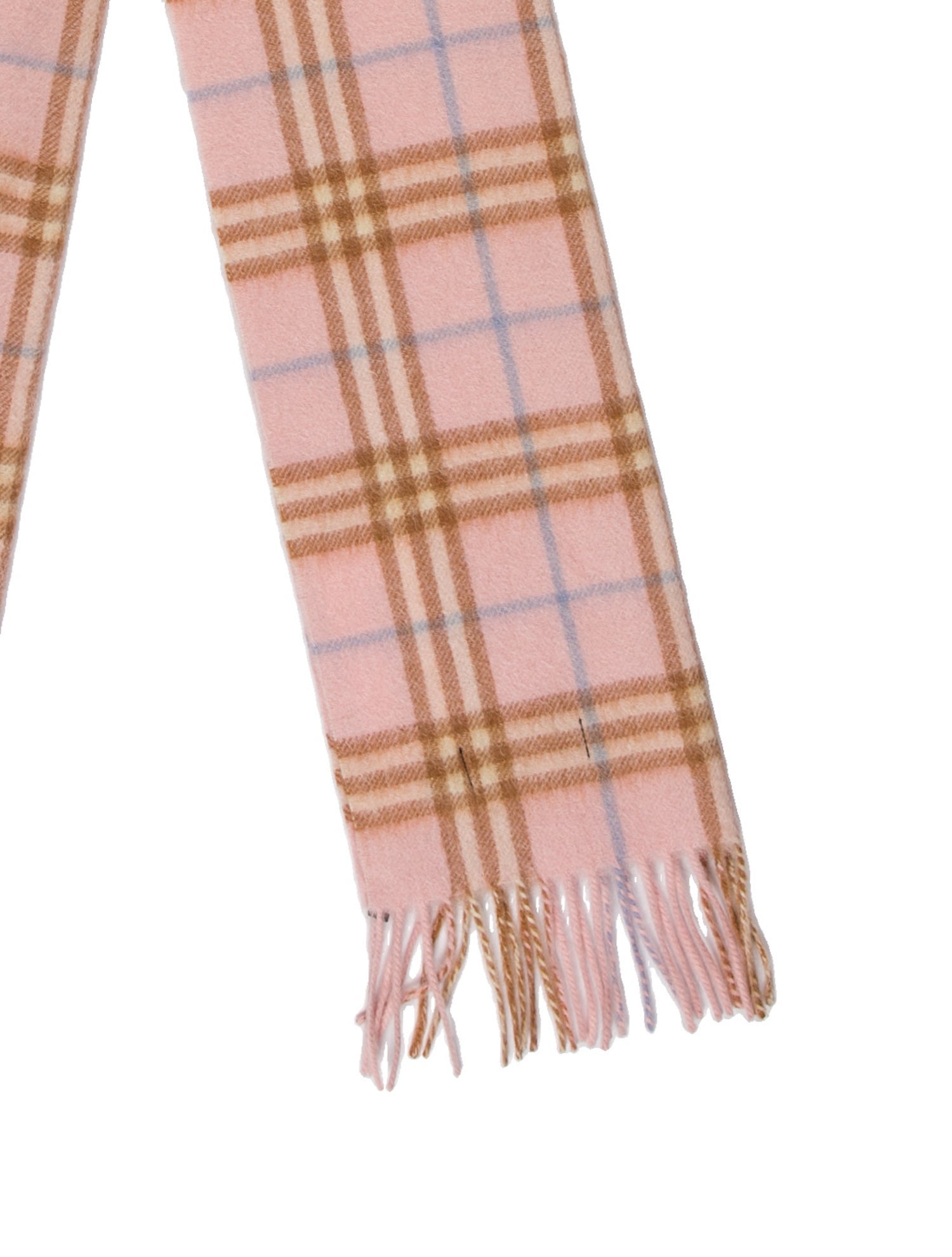 Burberry London Cashmere House Check Pattern Scarf