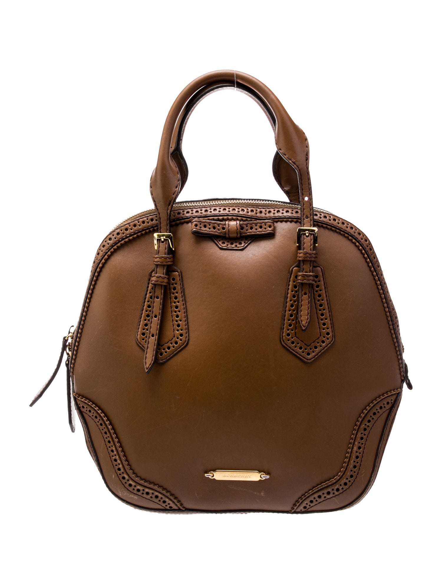 Burberry London House Check Top Handle Bag