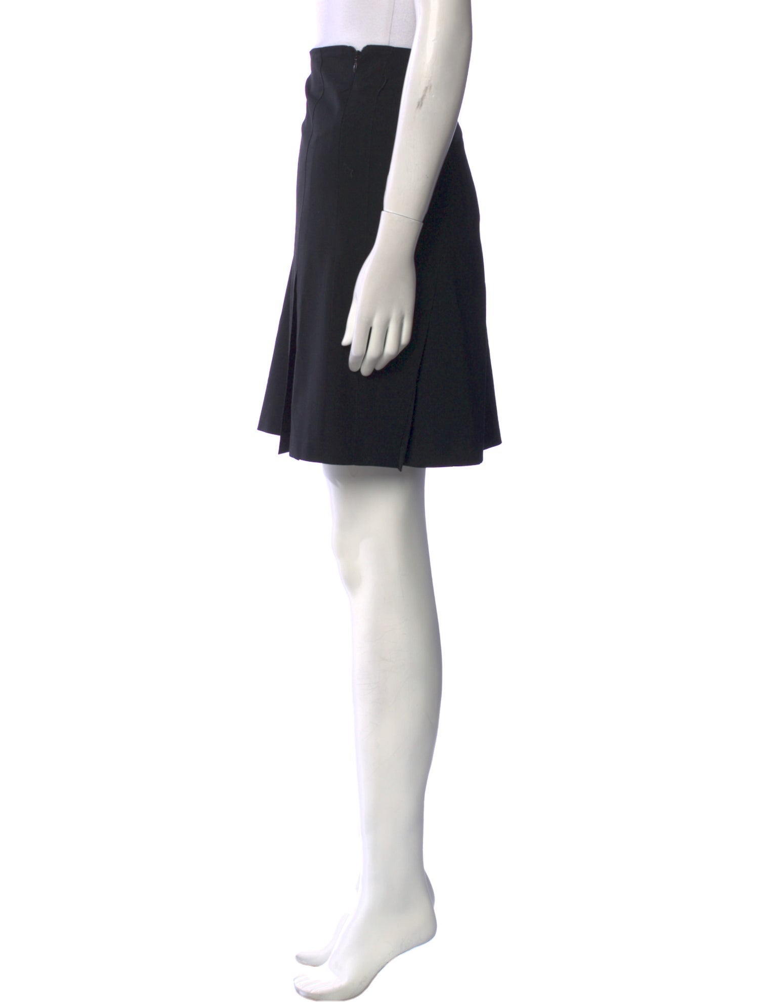 Burberry London Wool Knee-Length Skirt