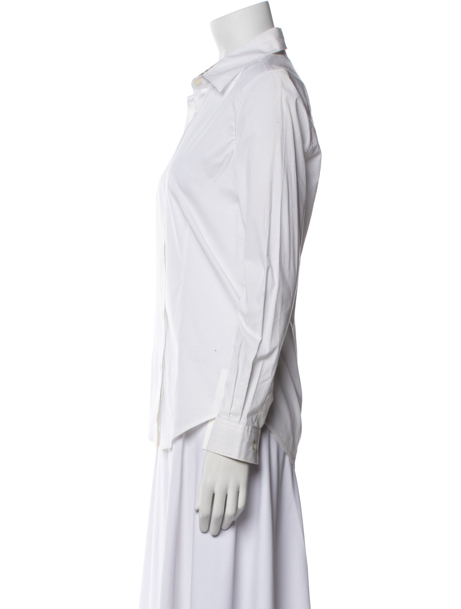 Burberry London Long Sleeve Button-Up Top