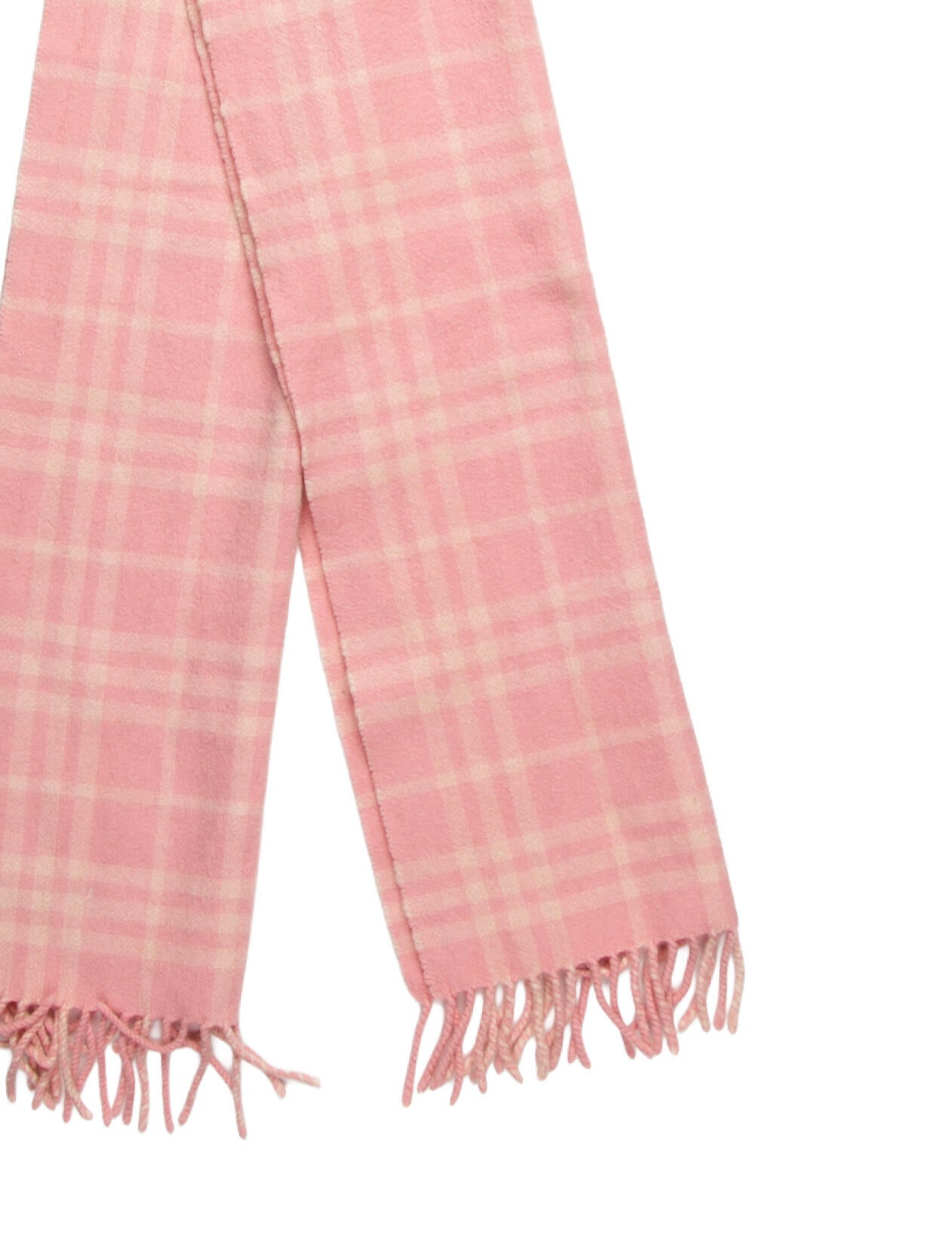 Burberry London Cashmere Plaid Print Scarf