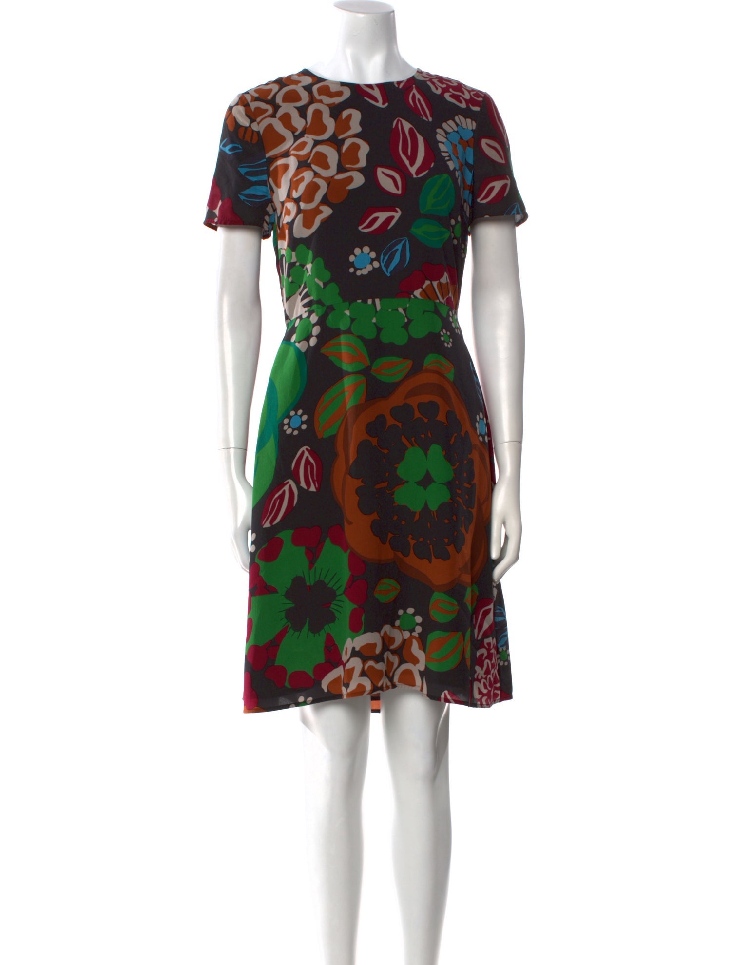 Burberry London Silk Knee-Length Dress