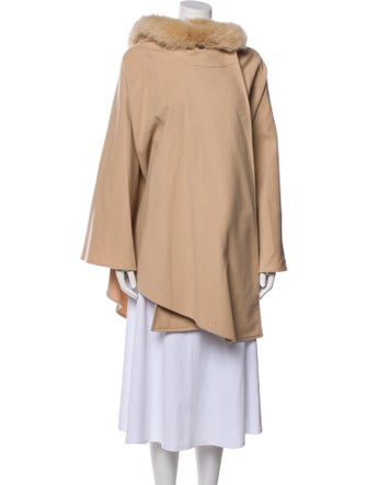 Burberry London Wool Fur Coat