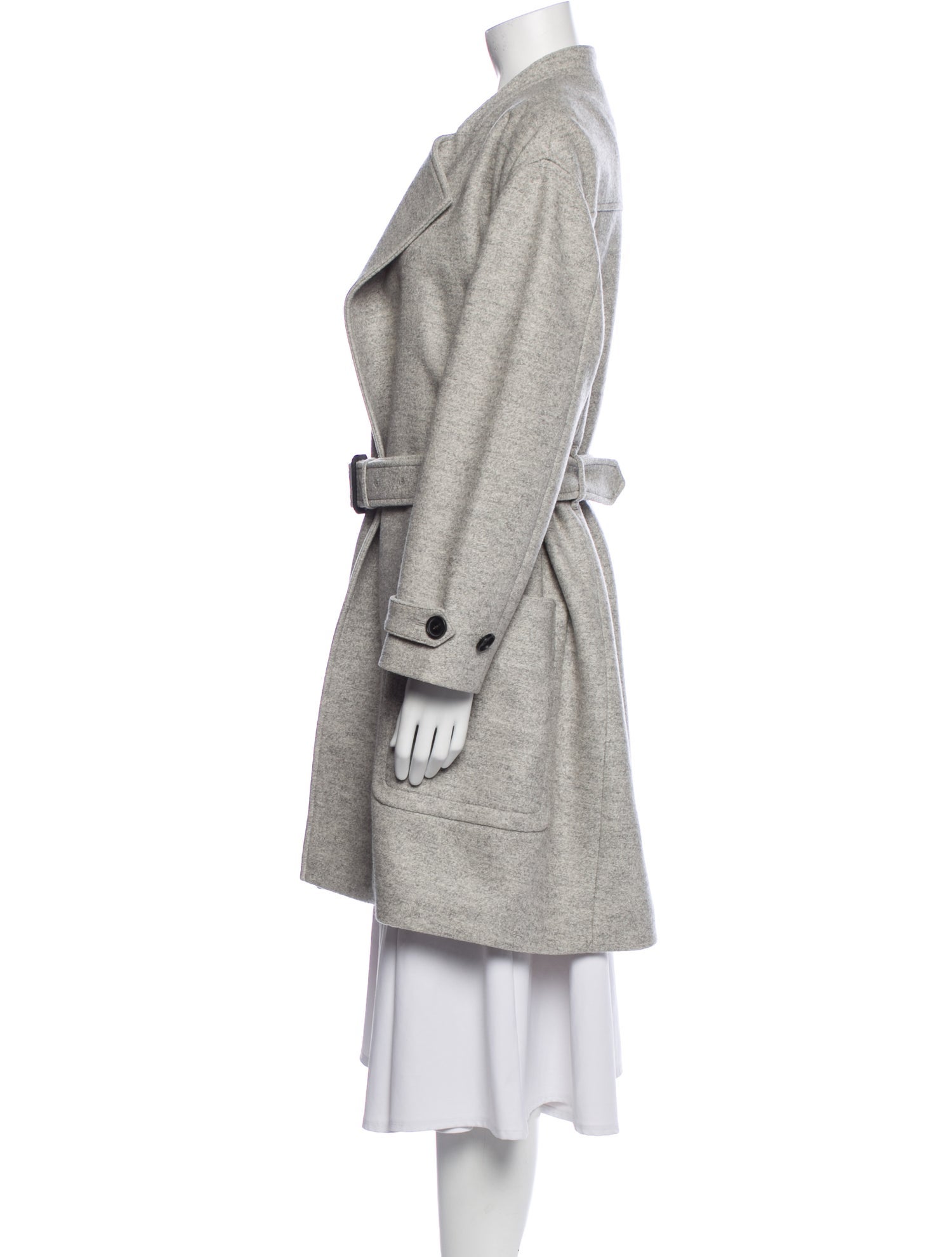 Burberry London Virgin Wool Trench Coat