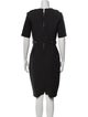 Burberry London V-Neck Knee-Length Dress