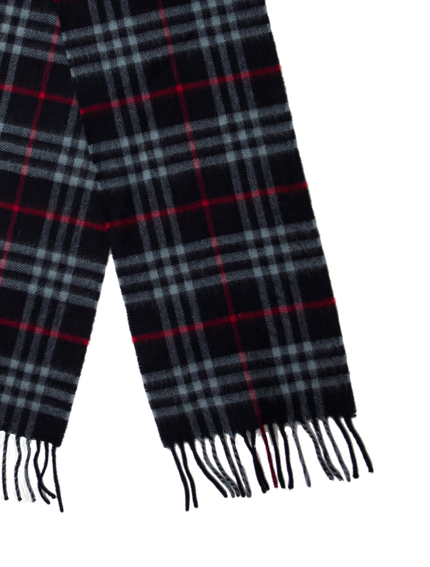 Burberry London Cashmere Nova Check Pattern Scarf