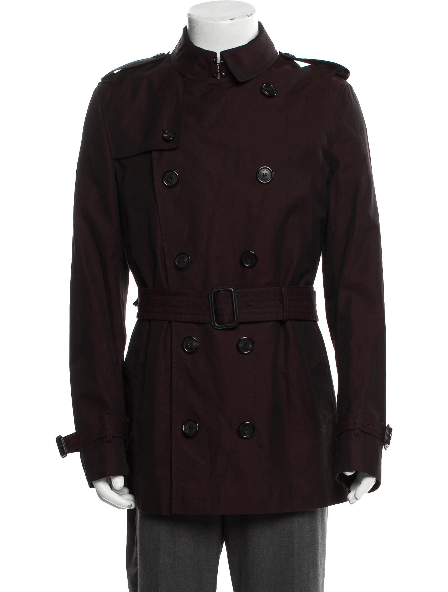 Burberry London Nova Check Pattern Peacoat