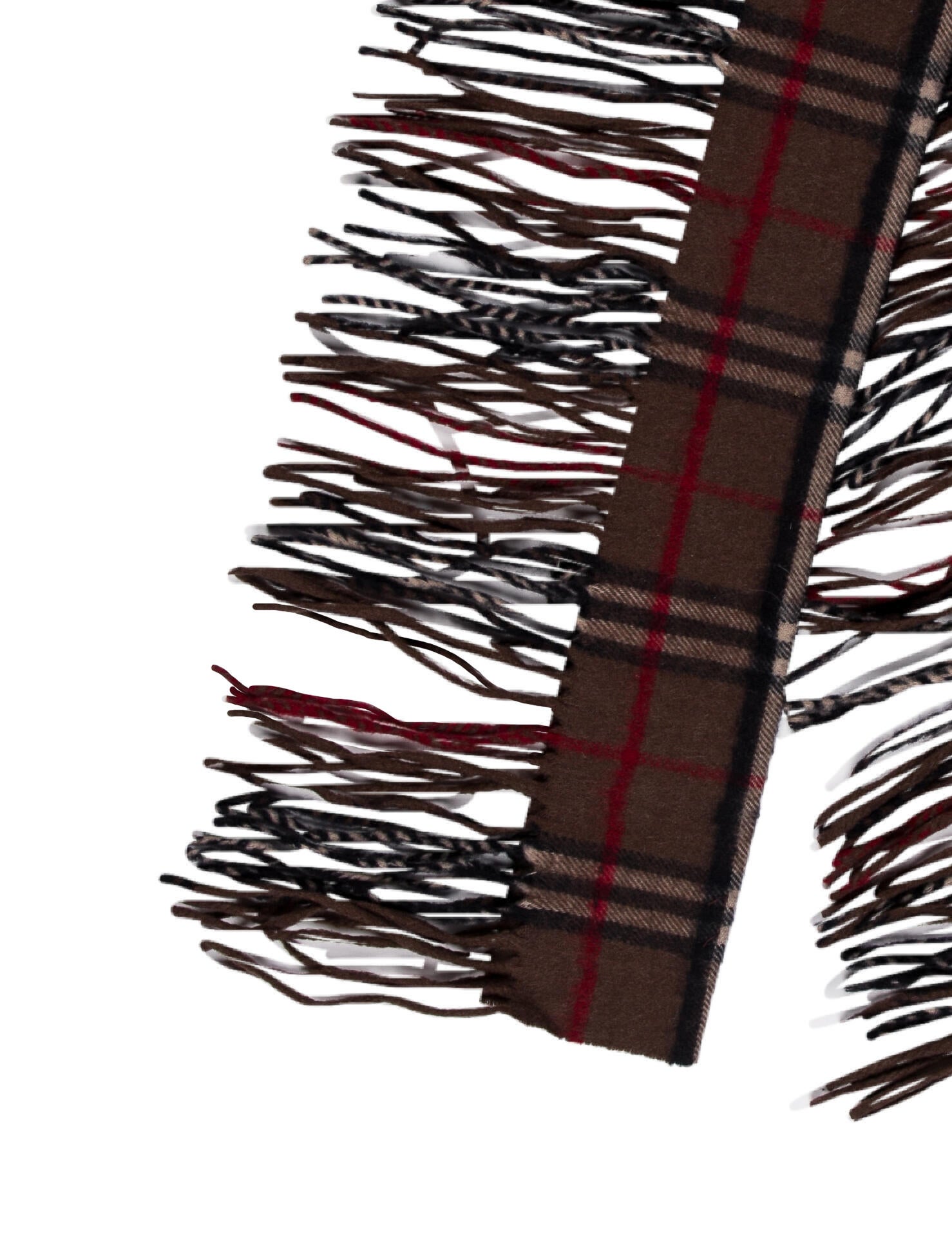 Burberry London Cashmere Nova Check Pattern Scarf