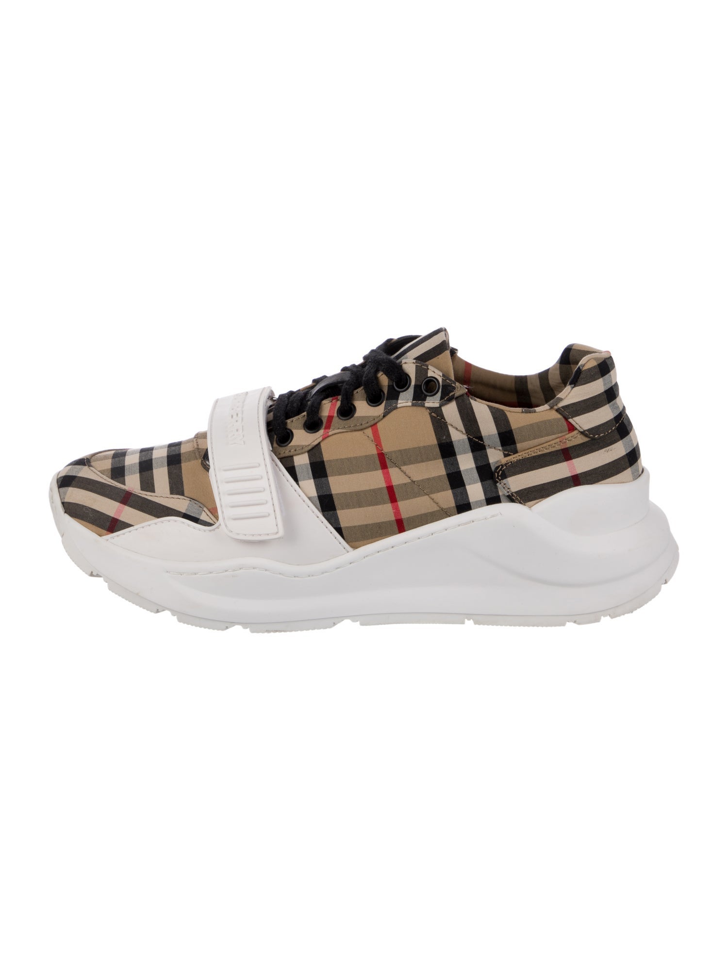 Burberry London House Check Pattern Sneakers