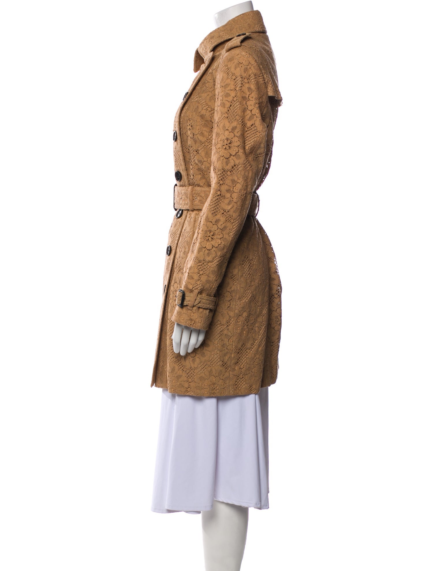 Burberry London Lace Pattern Trench Coat w/ Tags