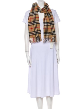 Burberry London Cashmere Striped Scarf