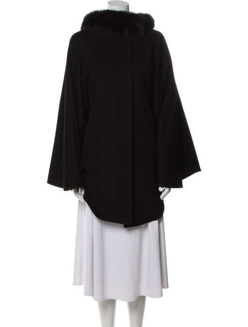 Burberry London Wool Fur Coat