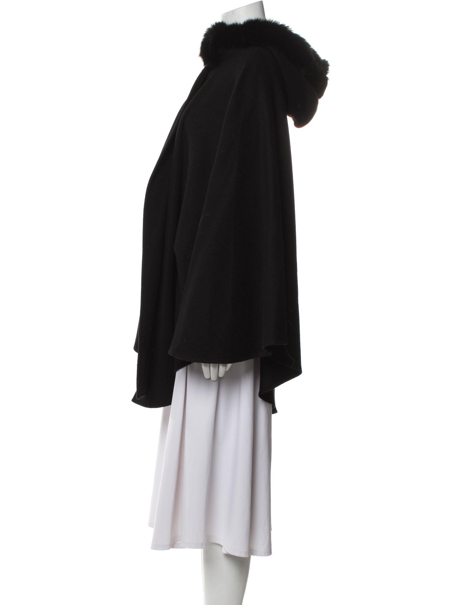 Burberry London Wool Fur Coat