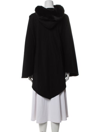 Burberry London Wool Fur Coat