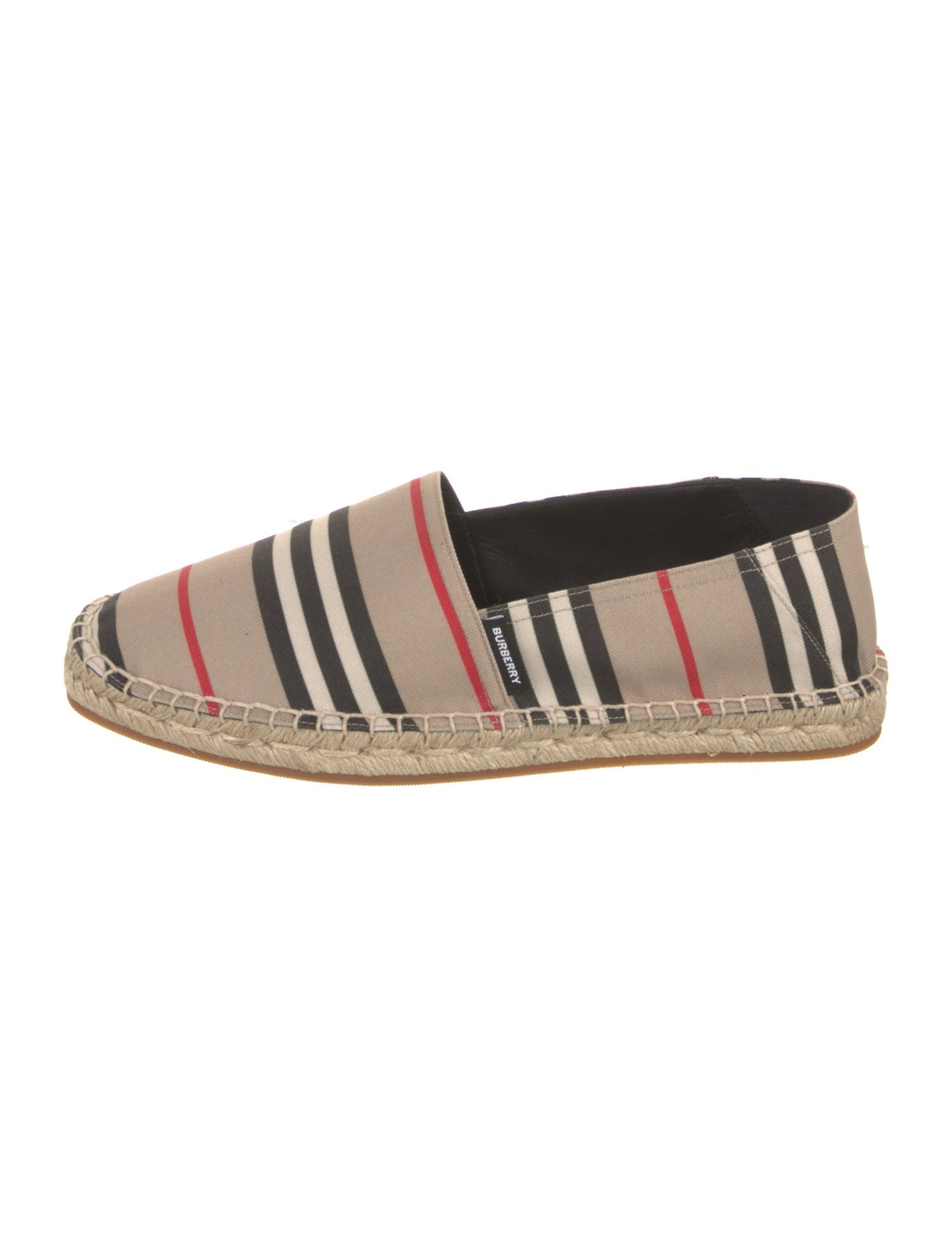 Burberry London Canvas Striped Espadrilles