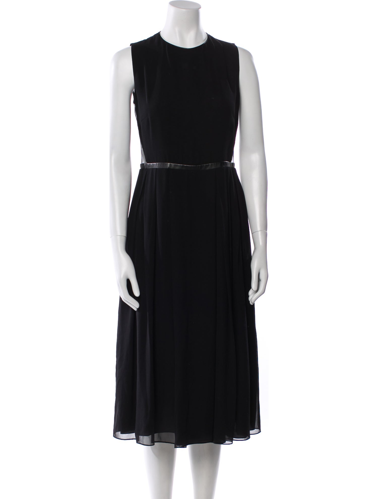 Burberry London Silk Midi Length Dress