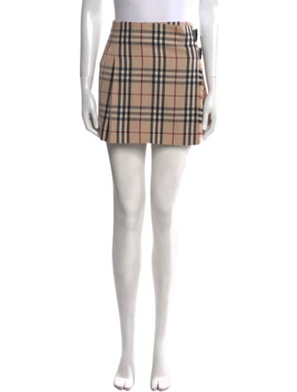Burberry London Wool Mini Skirt