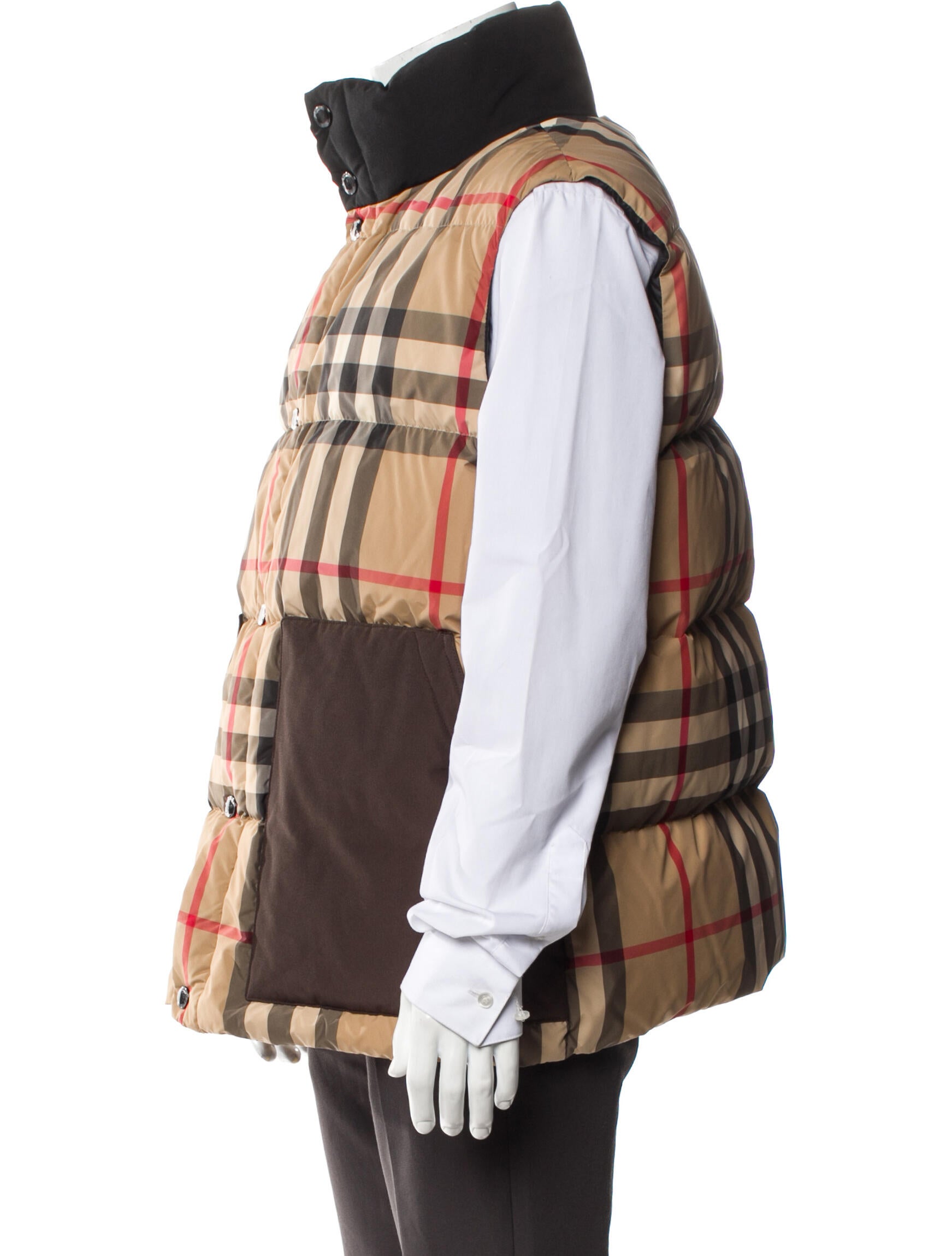 Burberry London Plaid Print Vest w/ Tags