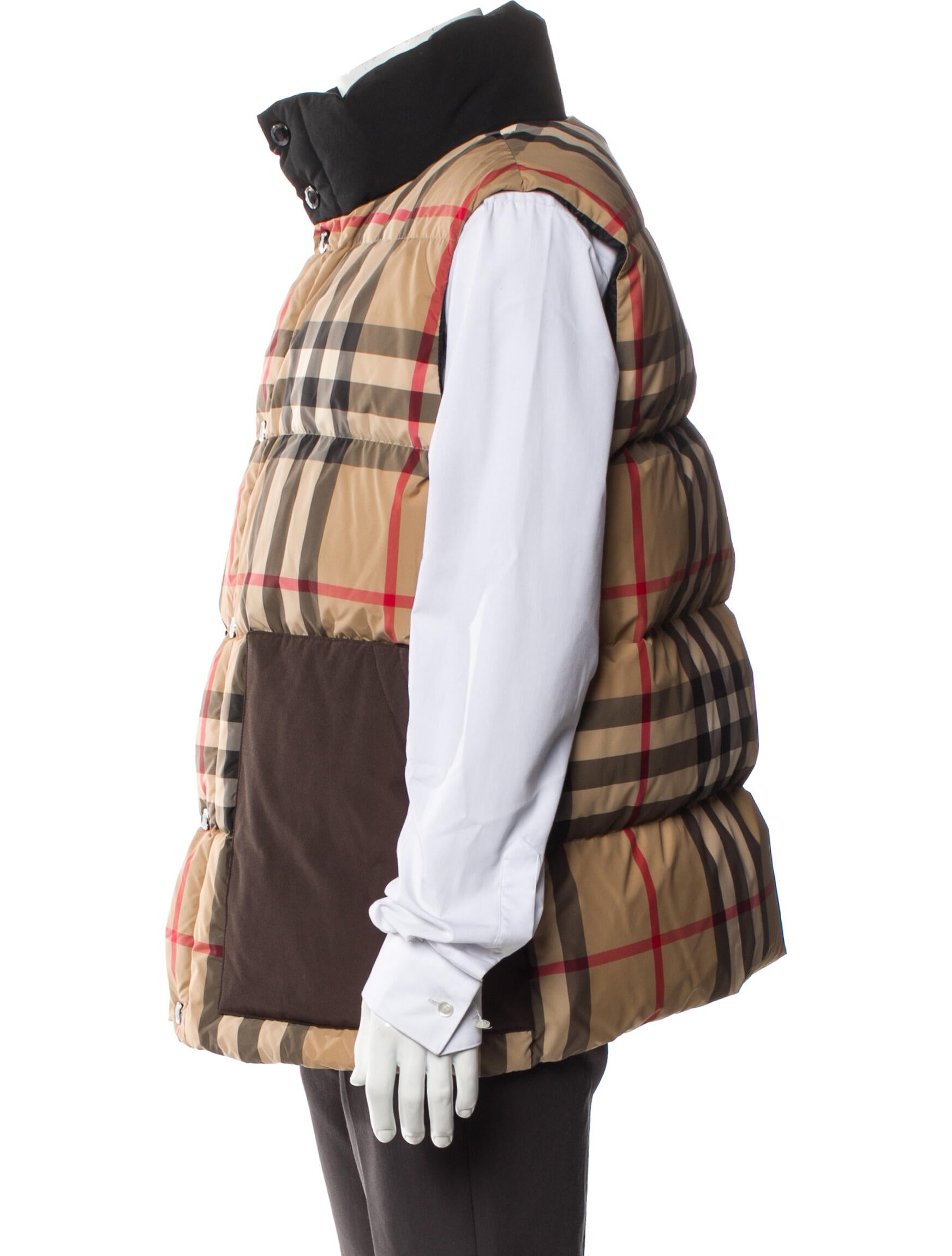 Burberry London Plaid Print Vest w/ Tags