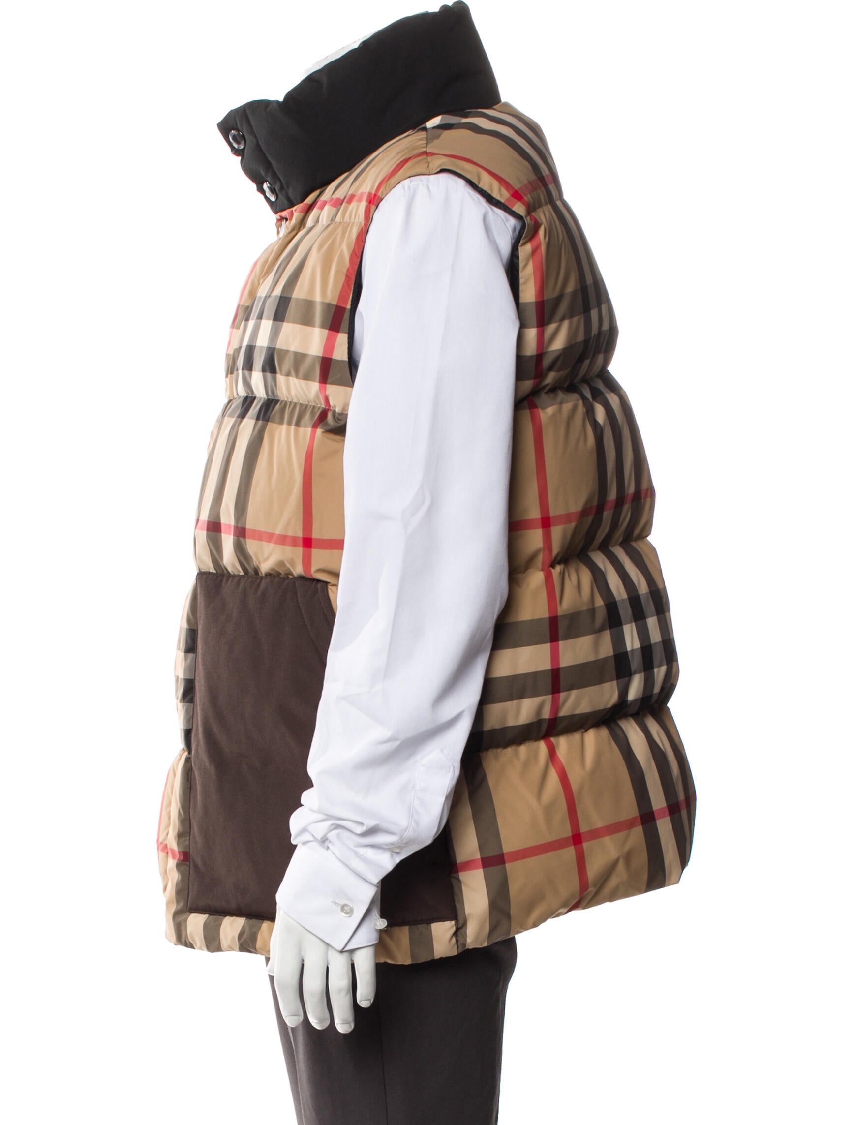 Burberry London Plaid Print Vest w/ Tags