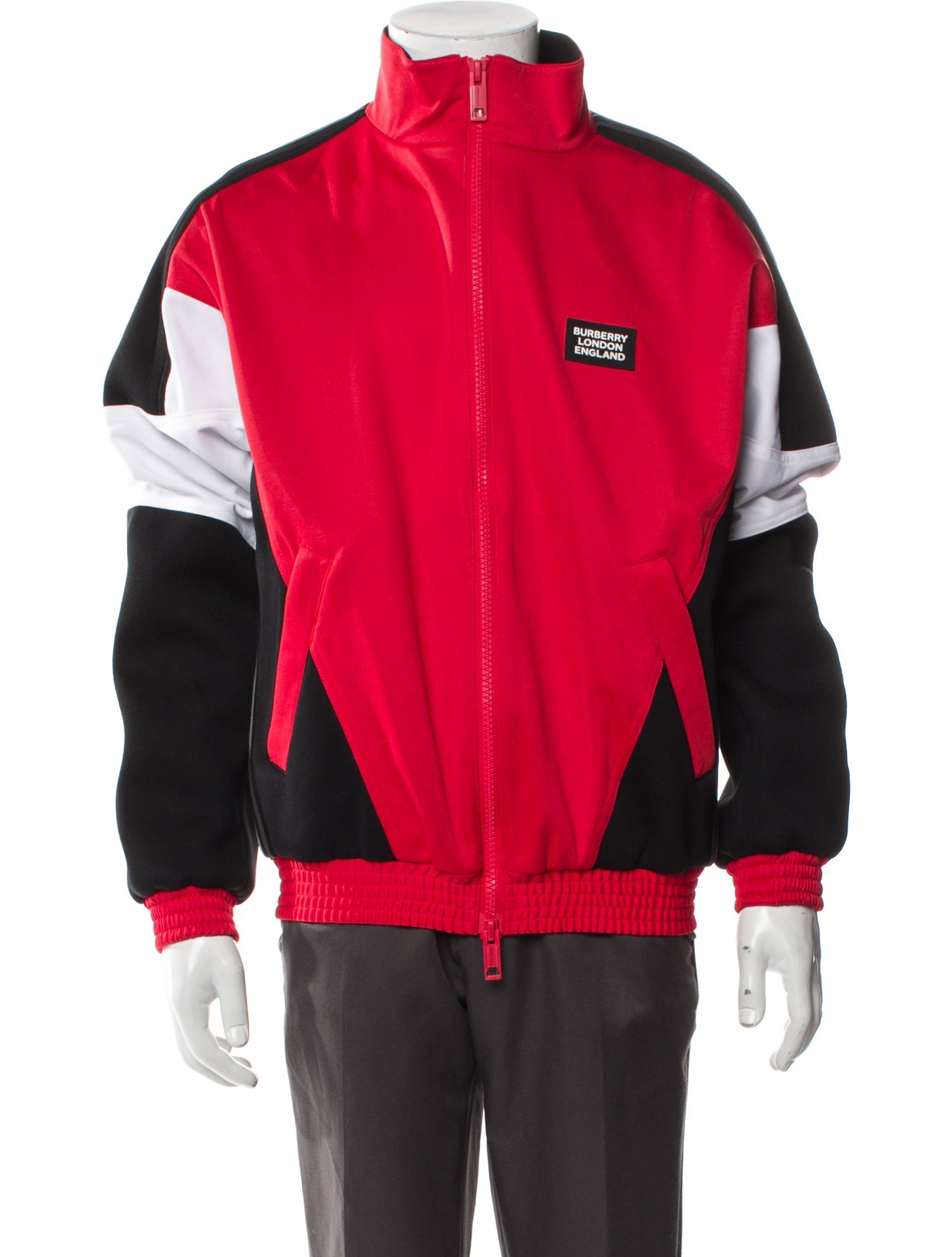 Burberry London Colorblock Pattern Windbreaker w/ Tags