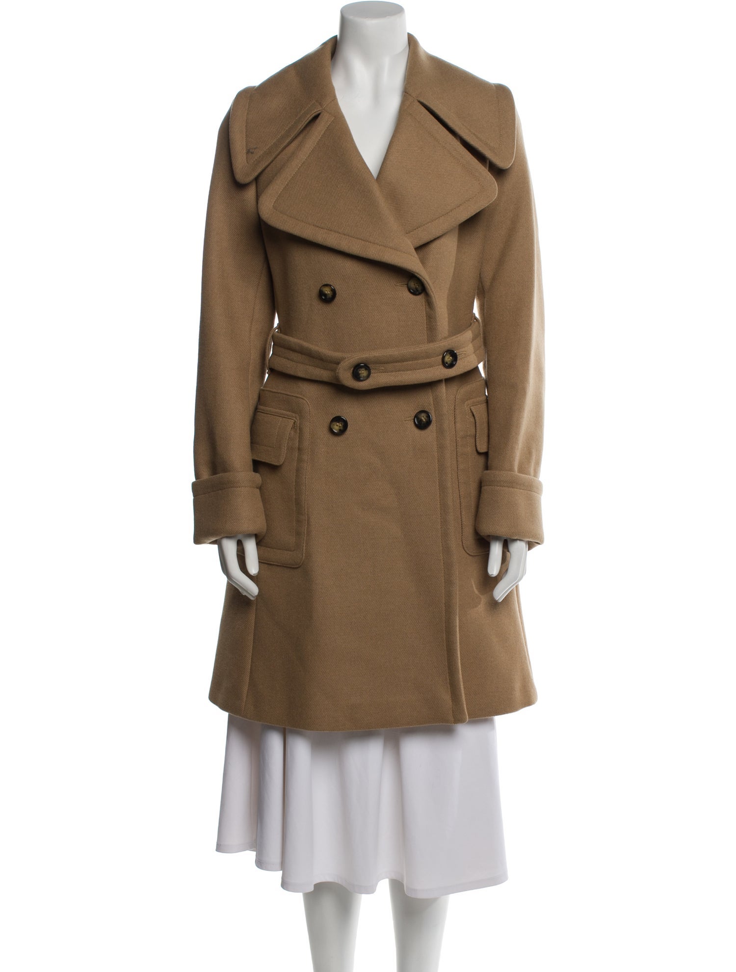 Burberry London Wool Trench Coat