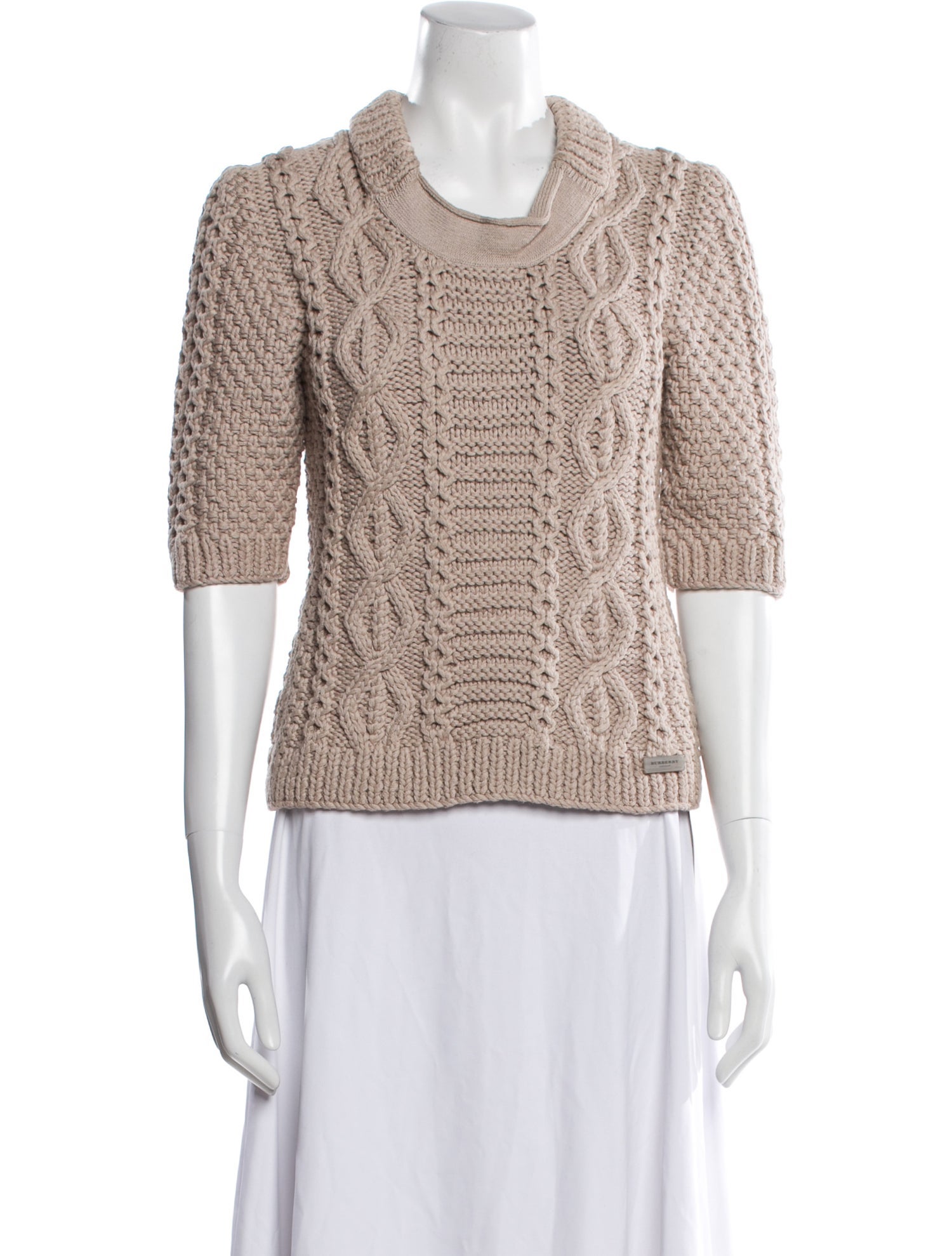 Burberry London Scoop Neck Sweater