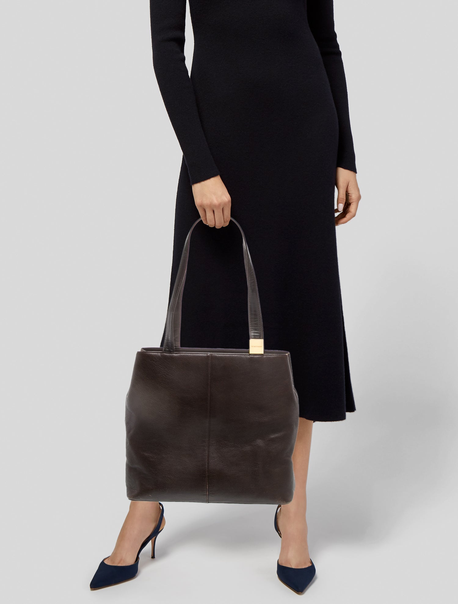 Burberry London Leather Shoulder Bag