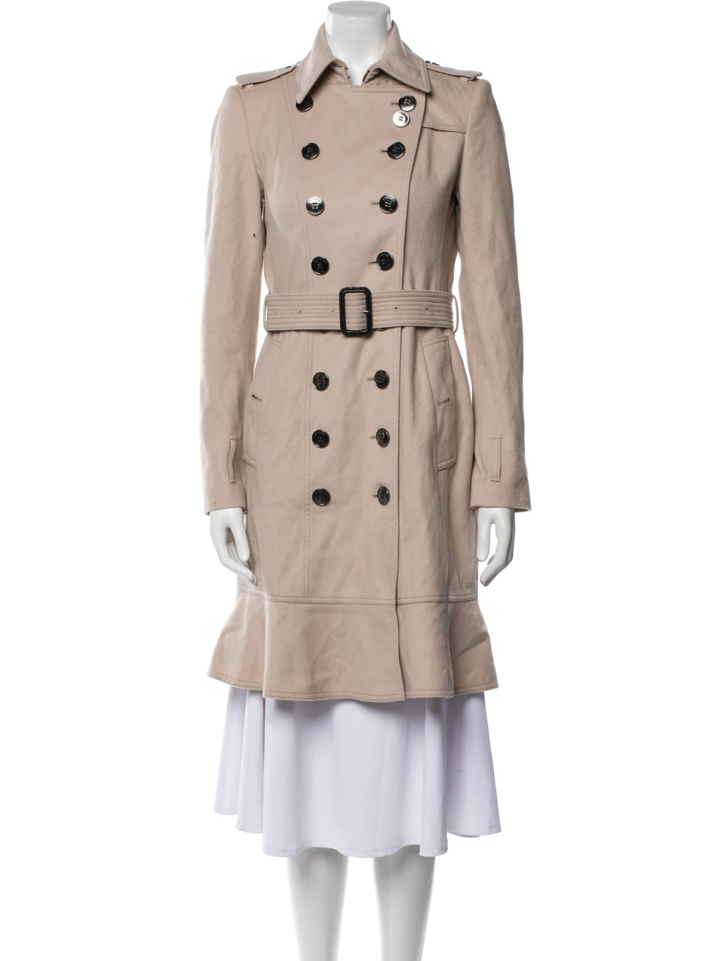 Burberry London Wool Trench Coat