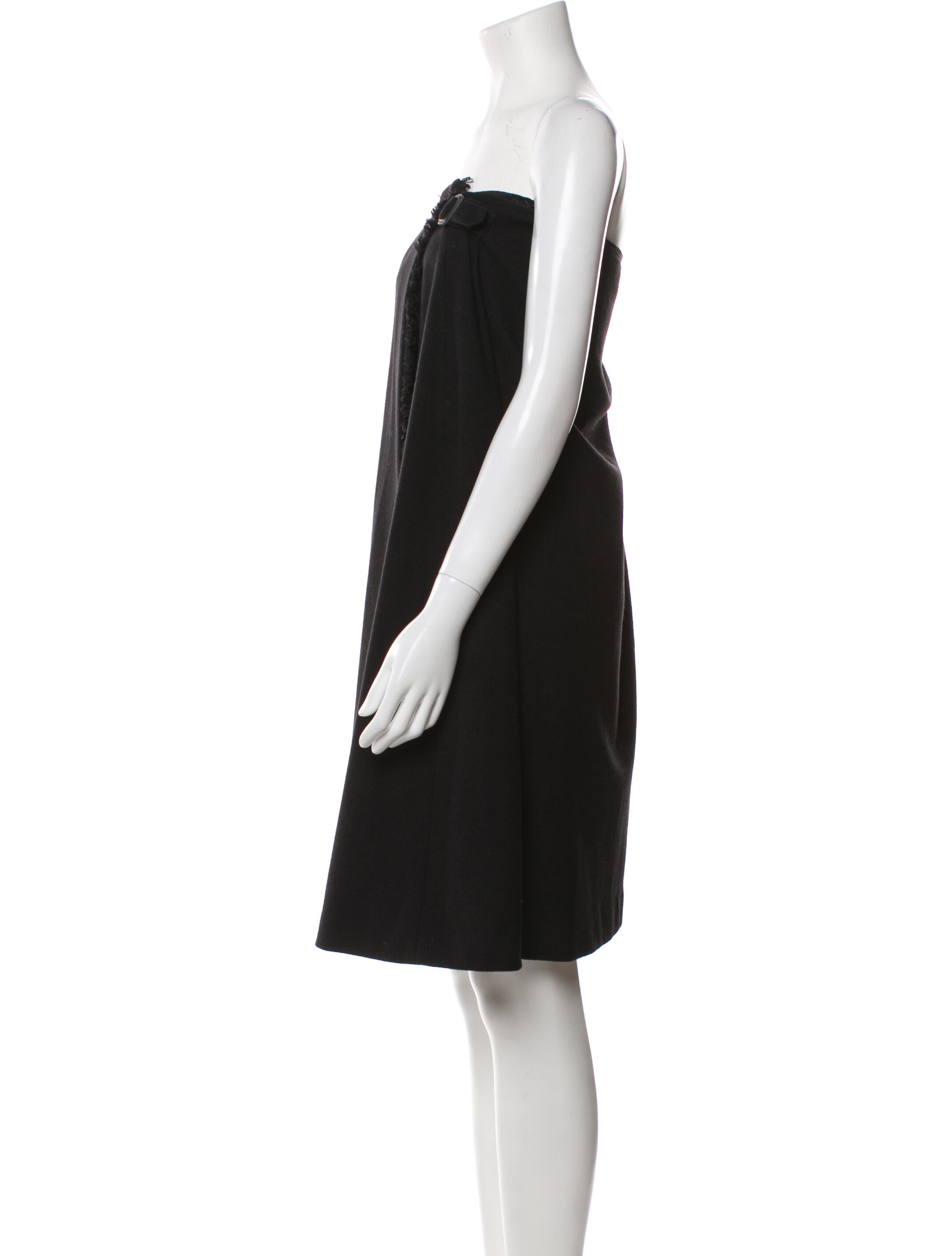 Burberry London Wool Midi Length Skirt