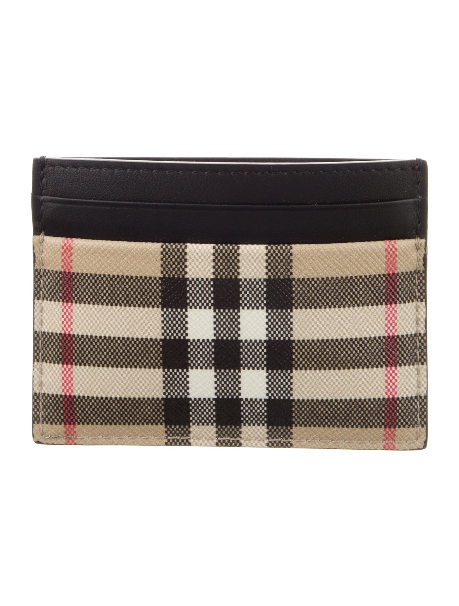 Burberry House Check Pattern Card Holder
